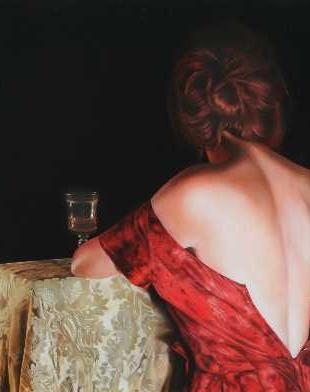 Ginny Page 2005 - Red Back - Oil on Canvas 80x100cm