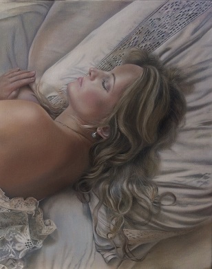 Ginny Page 2018 - Amy - Oil on canvas 59x77cm