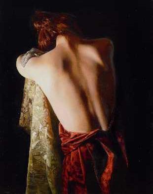 Ginny Page 2008 - Waiting - Oil on Canvas 98x126cm